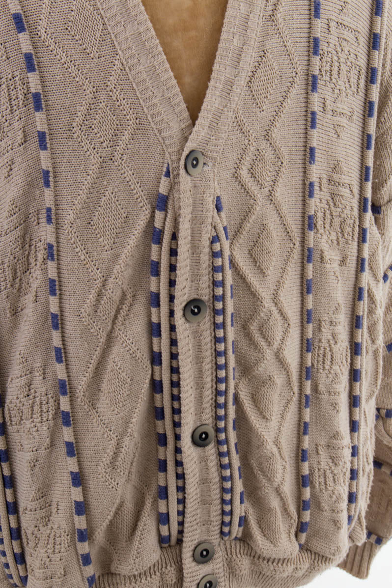 Vintage Strickjacke beige