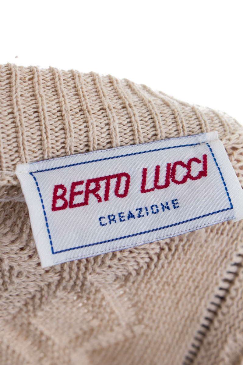 Vintage Strickjacke beige