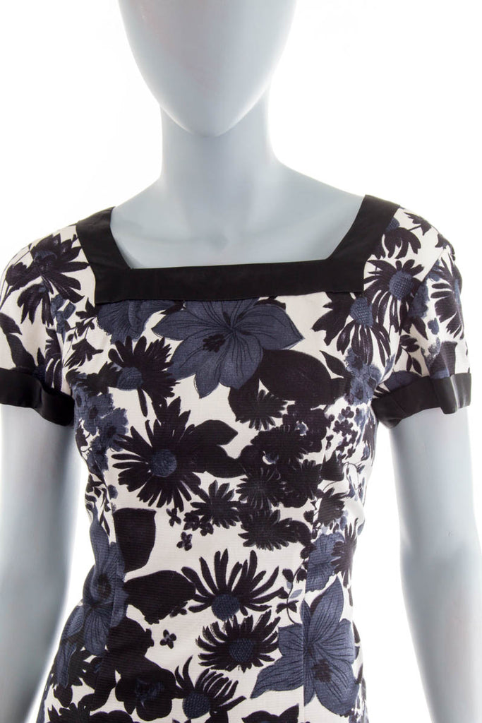 50er Etuikleid schwarz-weiß 50er 60er Frau M 40-42 real-rockabilly Rockabilly S 36-38 schwarz Sekretärin Special vintageberlin.de