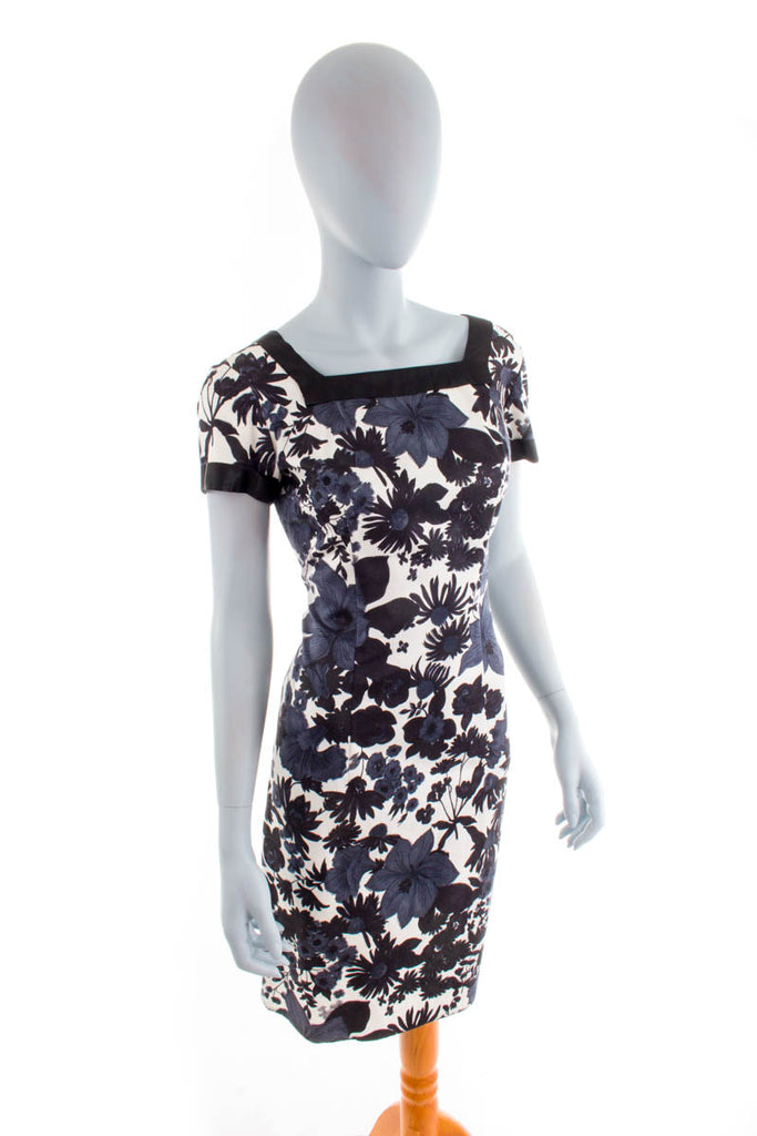 50er Etuikleid schwarz-weiß 50er 60er Frau M 40-42 real-rockabilly Rockabilly S 36-38 schwarz Sekretärin Special vintageberlin.de