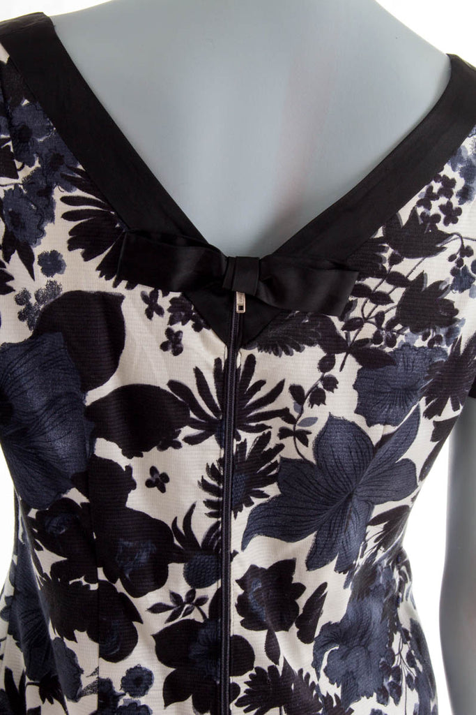 50er Etuikleid schwarz-weiß 50er 60er Frau M 40-42 real-rockabilly Rockabilly S 36-38 schwarz Sekretärin Special vintageberlin.de