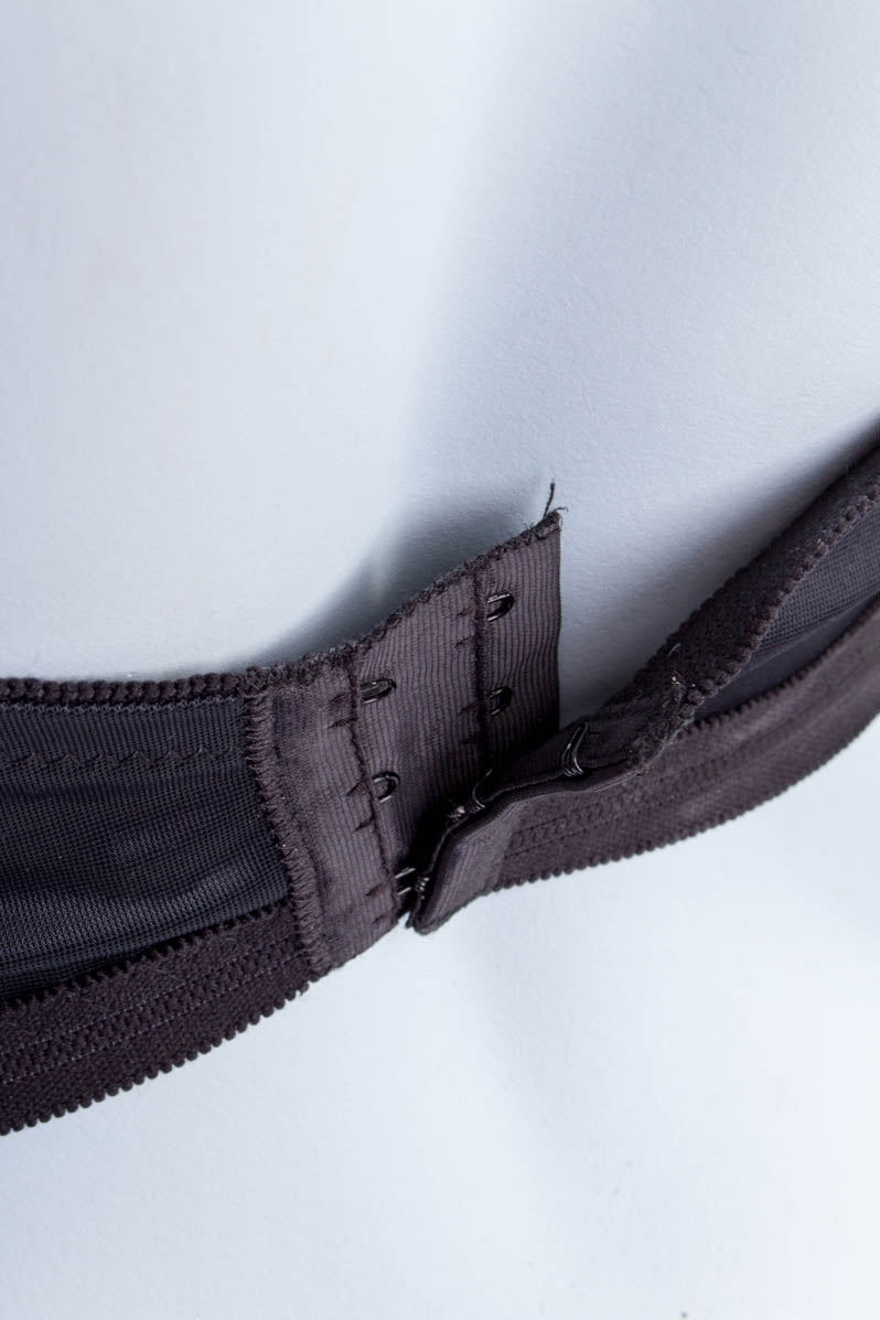 Vintage Korsage Nylon schwarz NOS