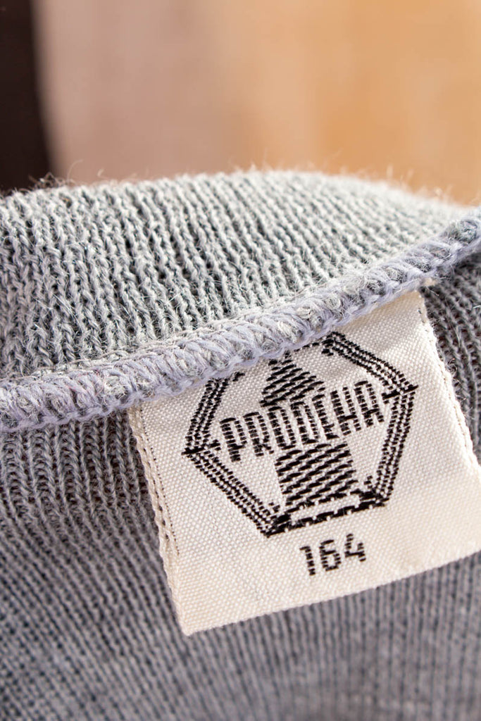 Vintage Pullunder grau Wolle 60er 70er Dandy grau Mann Rockabilly S 44-46 vintageberlin.de