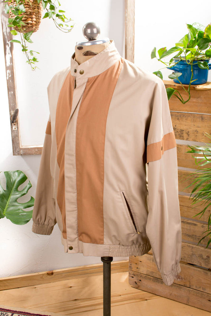 Vintage Blazer beige 70er 80er beige M 48-50 Mann Rockabilly vintageberlin.de