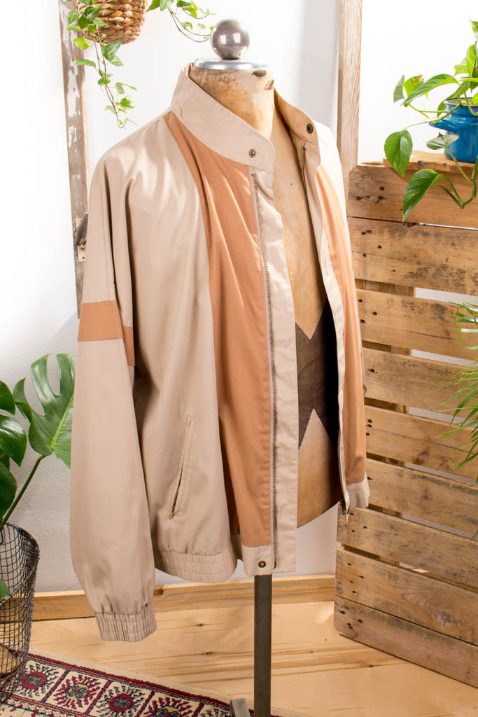 Vintage Blazer beige 70er 80er beige M 48-50 Mann Rockabilly vintageberlin.de