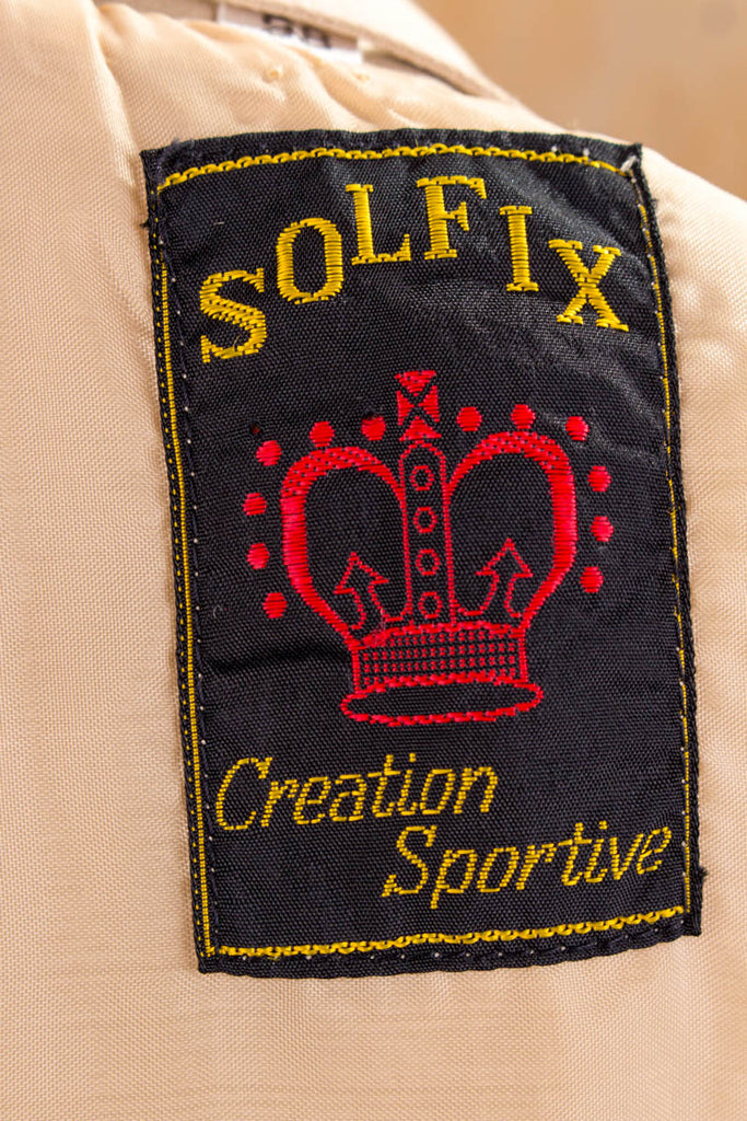 Vintage Blazer beige 70er 80er beige M 48-50 Mann Rockabilly vintageberlin.de