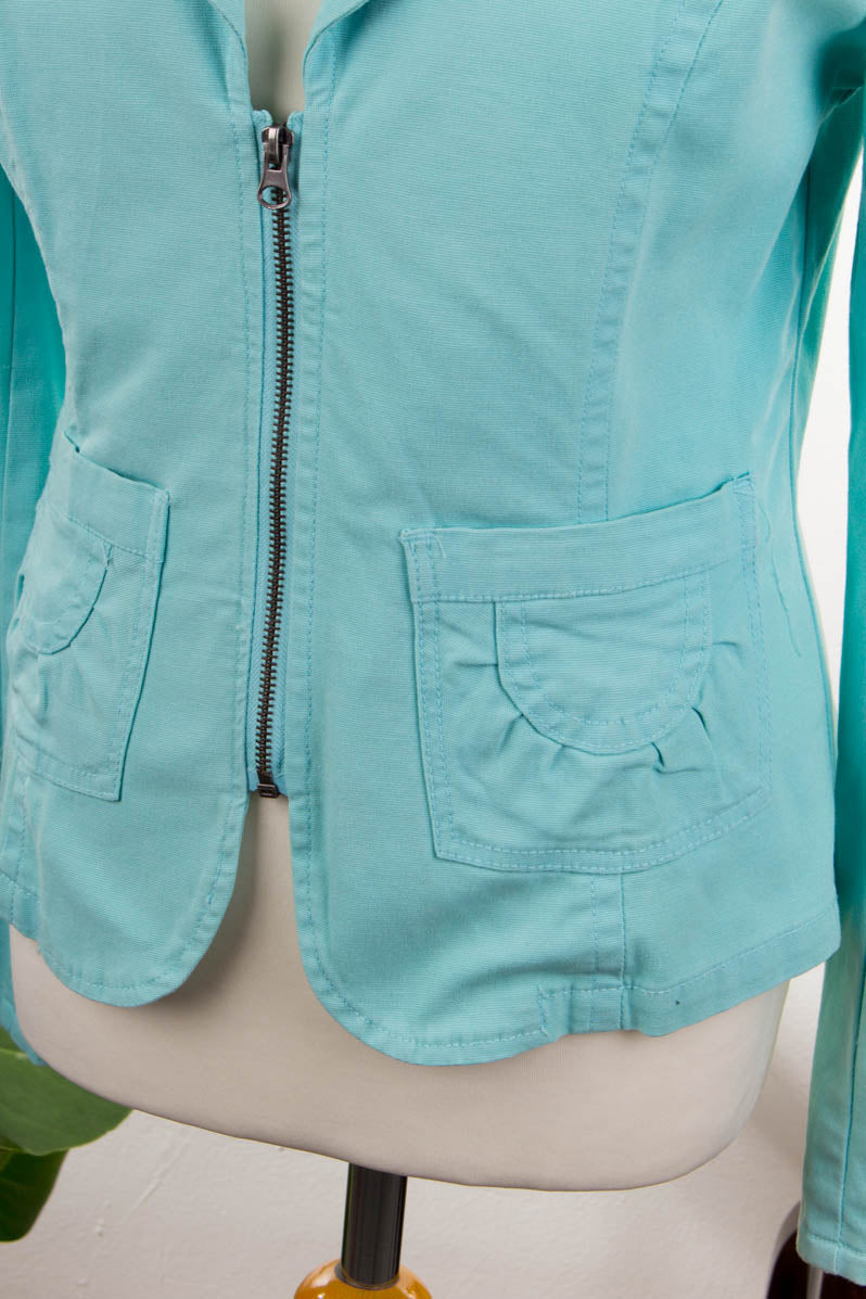 Sommer Blazer türkis