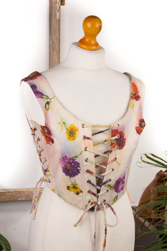 Burlesque Korsage bunt Default Title Boho bunt Designer Frau Rockabilly S 36-38 Special vintageberlin.de