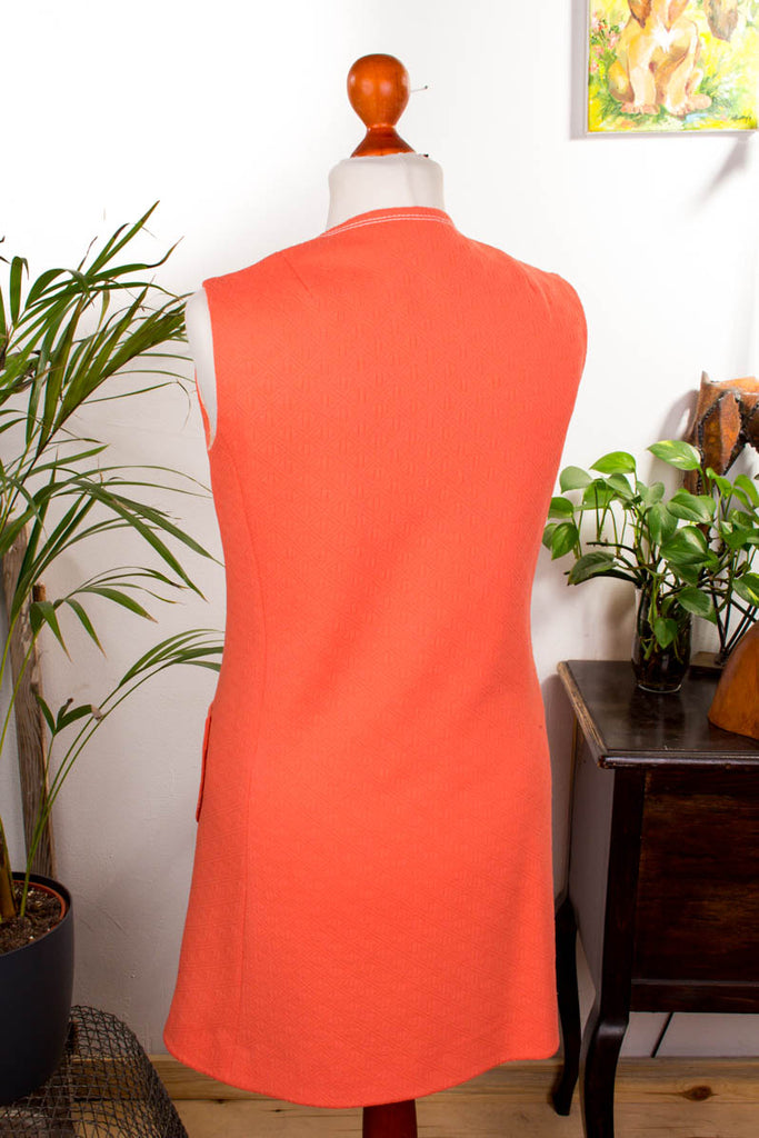 Minikleid orange maritim 60er 70er Disco Frau M 40-42 orange real-disco real-rockabilly real-schlager Rockabilly rosa S 36-38 Schlager Special vintageberlin.de