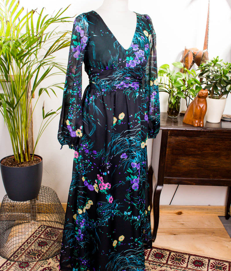Hippie Flower Power Kleid