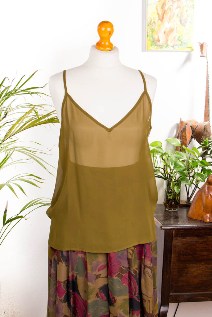 80er Sommerkostüm Chiffon Culottes 80er 90er Boho bunt Frau S 36-38 vintageberlin.de