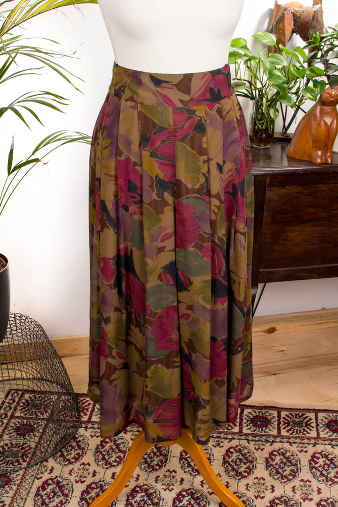 80er Sommerkostüm Chiffon Culottes 80er 90er Boho bunt Frau S 36-38 vintageberlin.de