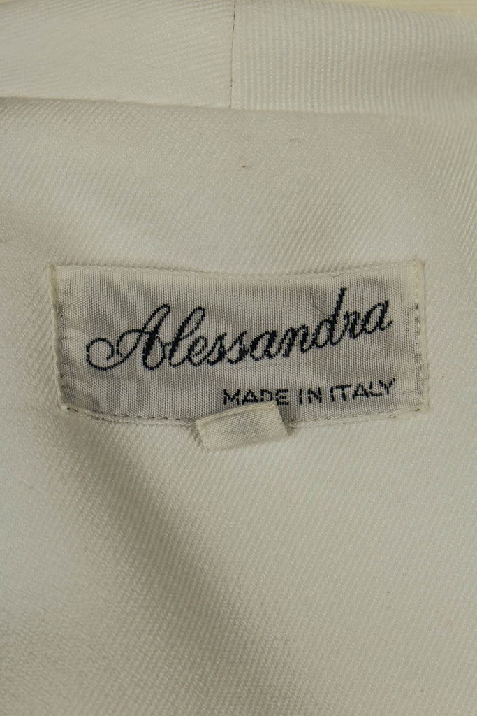 80er Power Blazer weiß 80er 90er Disco Frau M 40-42 Special weiß vintageberlin.de