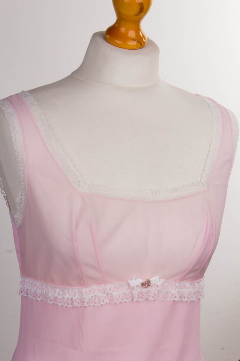 Sexy Unterkleid rosa Spitze