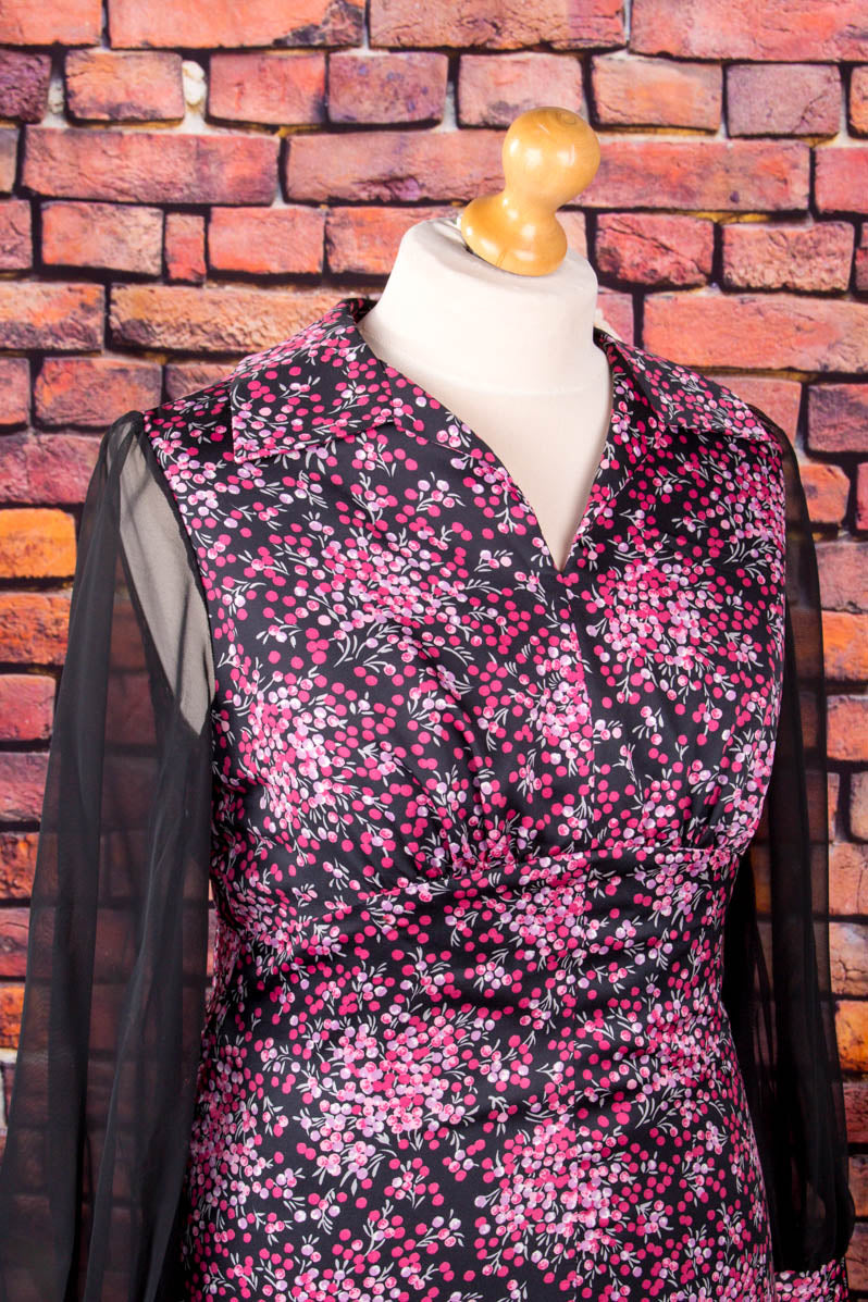 Vintage Schlager Maxikleid
