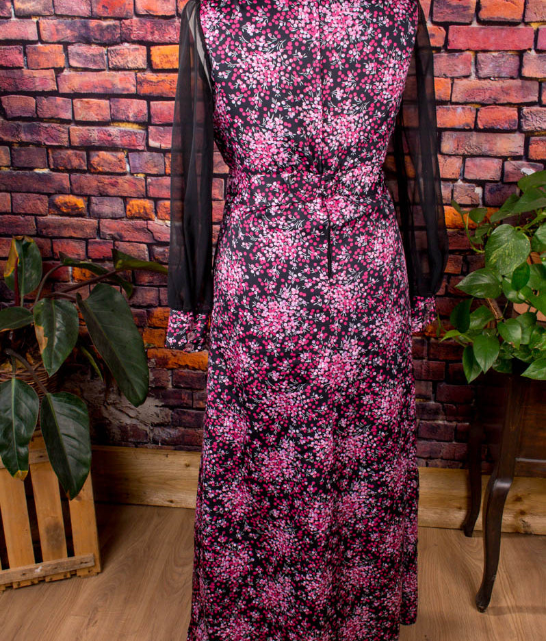 Vintage Schlager Maxikleid