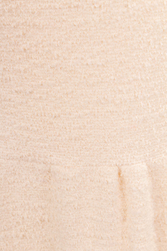 cremefarbenes Frottee Kleid 70er Abendmode beige Disco Frau Hochzeit M 40-42 real-rockabilly Rockabilly Schlager Sekretärin Special vintageberlin.de