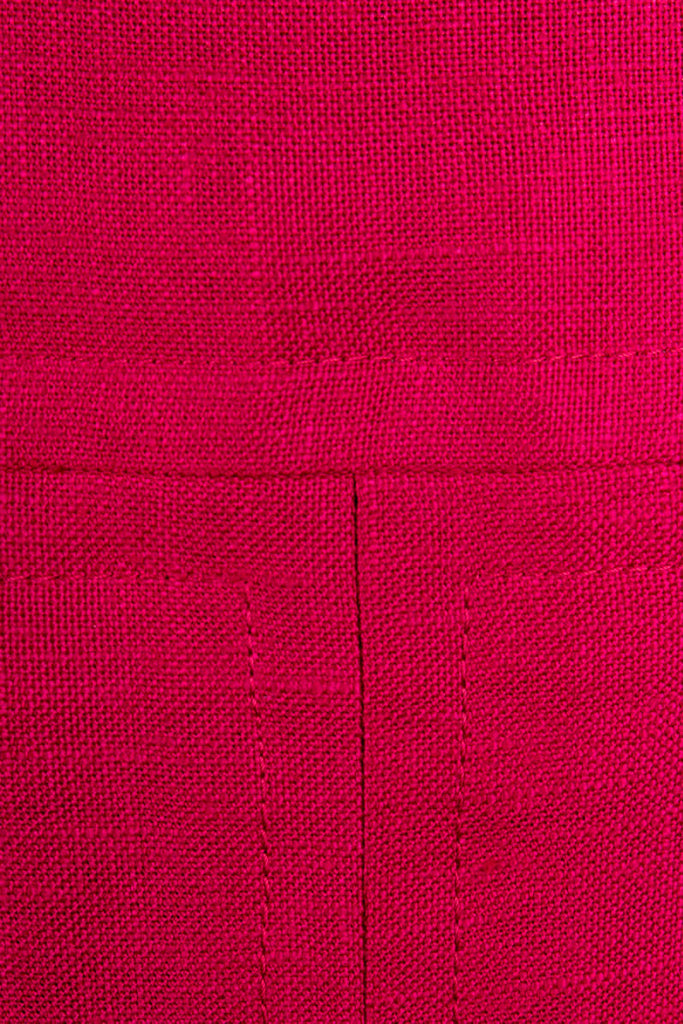 60s leinen Jacke himbeerrot 50er 60er Abendmode Frau M 40-42 real-rockabilly Rockabilly rot vintageberlin.de