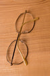 Vintage Brillengestell gold türkis 80er Accessoires Brille gold Sekretärin Special türkis Unisize vintageberlin.de