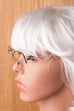 Vintage Brillengestell gold lila 80er Accessoires Brille gold lila Sekretärin Special Unisize vintageberlin.de