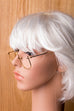 Vintage Granny Brillengestell gold 80er Accessoires Brille gold Special Unisize vintageberlin.de