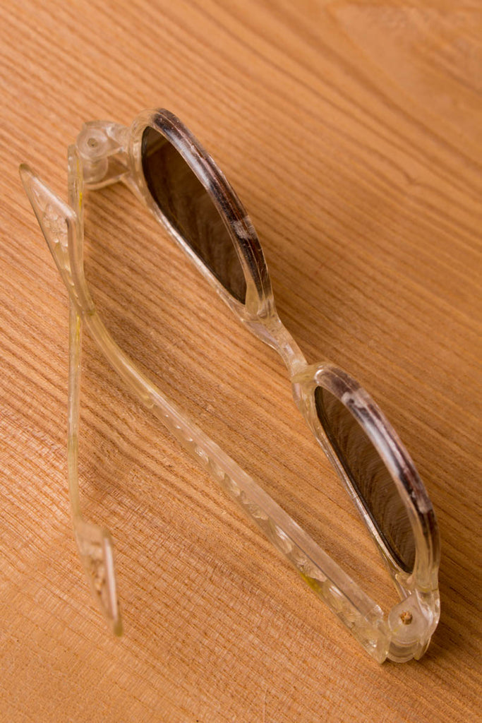 Vintage Sonnenbrille transparent 20er 30er 40er 50er 60er Accessoires Brille Charleston Flapper&Charleston Rockabilly Special Unisize vintageberlin.de