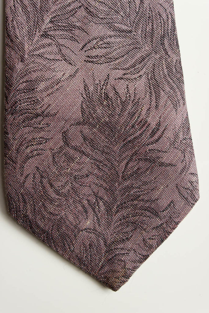 60er Jahre Schlips rosa Federmuster 60er Accessoires Rockabilly rosa vintageberlin.de