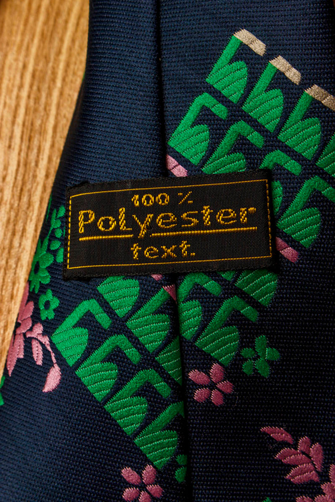 60s Krawatte breit blau rosa grün 60er 70er Accessoires Disco grün rosa Schlager vintageberlin.de