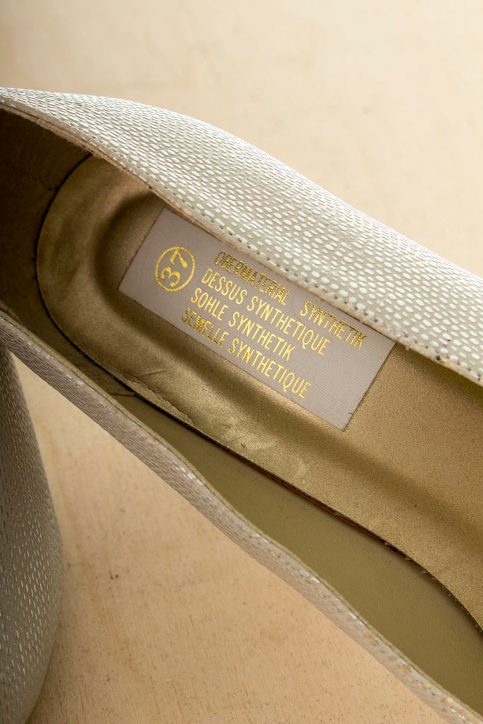 90er Jahre Pumps silber 37 90er Frau Hochzeit Rockabilly Sale Schuhe Sekretärin silber vintageberlin.de