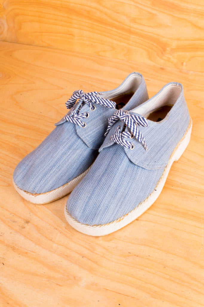 Vintage Halbschuhe blau 42 43 60er 70er blau Boho Disco Hippie Mann Rockabilly Schlager Schuhe Special vintageberlin.de