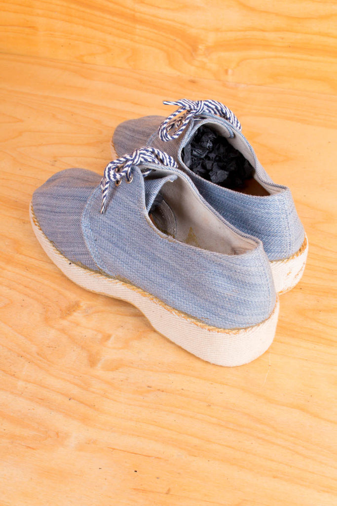 Vintage Halbschuhe blau 42 43 60er 70er blau Boho Disco Hippie Mann Rockabilly Schlager Schuhe Special vintageberlin.de