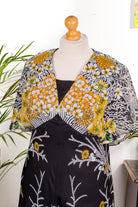 Hippie Maxikleid schwarz bunt