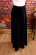 Vintage Samtrock schwarz Default Title 70er 80er Abendmode Boho Frau Gothic S 36-38 schwarz Special vintageberlin.de