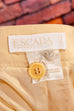 Vintage ESCADA Hose gelb 90er beige Designer Frau gelb L 44-46 M 40-42 Special vintageberlin.de