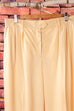 Vintage ESCADA Hose gelb 90er beige Designer Frau gelb L 44-46 M 40-42 Special vintageberlin.de