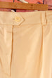 Vintage ESCADA Hose gelb 90er beige Designer Frau gelb L 44-46 M 40-42 Special vintageberlin.de