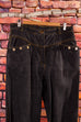 80er Jahre Karottenjeans 80er Disco gold M 40-42 schwarz Special vintageberlin.de