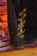 80er Jahre Karottenjeans 80er Disco gold M 40-42 schwarz Special vintageberlin.de