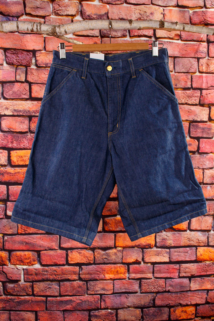 Carhartt single knee Bermuda Default Title blau M 48-50 Mann vintageberlin.de