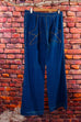 70er Jahre Jeans Schlaghose blau 70er blau Boho Disco Frau Hippie L 44-46 M 40-42 Schlager Special vintageberlin.de