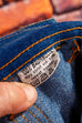 70er Jahre Jeans Schlaghose blau 70er blau Boho Disco Frau Hippie L 44-46 M 40-42 Schlager Special vintageberlin.de