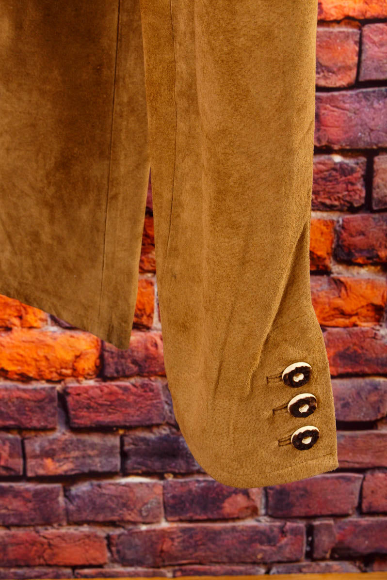 Trachten Lederhose braun