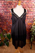 Unterkleid schwarz Spitze