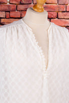 Vintage Nachtkleid weiß Spitze
