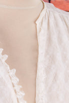 Vintage Nachtkleid weiß Spitze