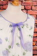 70er Nachtkleid lila Blumen 60er 70er Boho bunt Disco Frau L 44-46 lila M 40-42 Rockabilly Special weiß vintageberlin.de