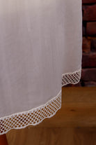 Vintage Unterkleid weiß Lochspitze