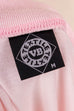 80er Langarmshirt rosa bestickt