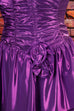 80s Disco Partykleid lila metallic