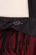 Cocktailkleid weinrot Taft 90er Abendmode Boho Frau Gothic rot Special XL 48-50 vintageberlin.de